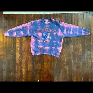 Denver Broncos Vintage Tie-dye Nike Sweatshirt